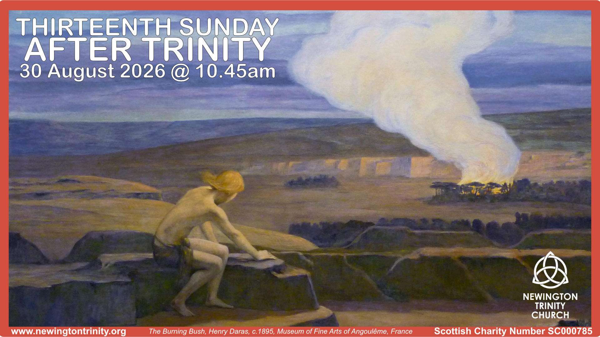 Service 30 August 2026 @ 10.45am