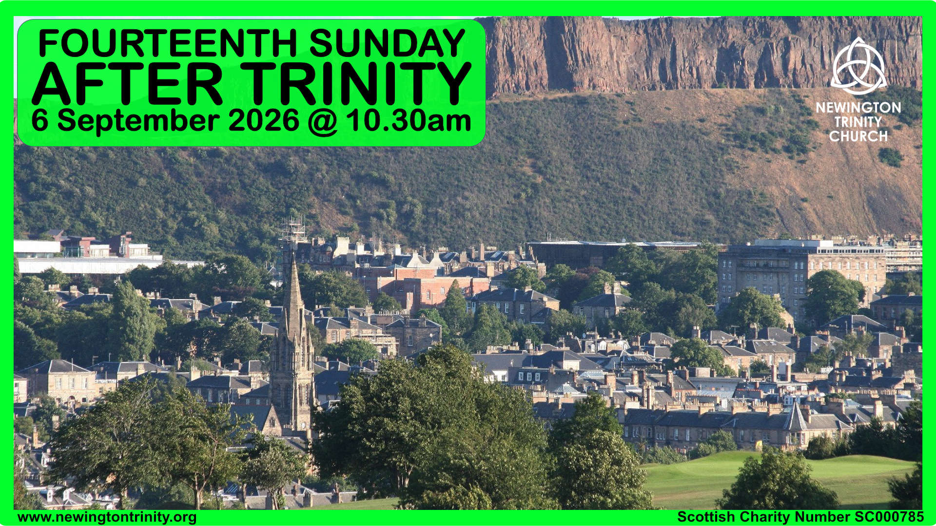 Service 6 September 2026 @ 10.30am